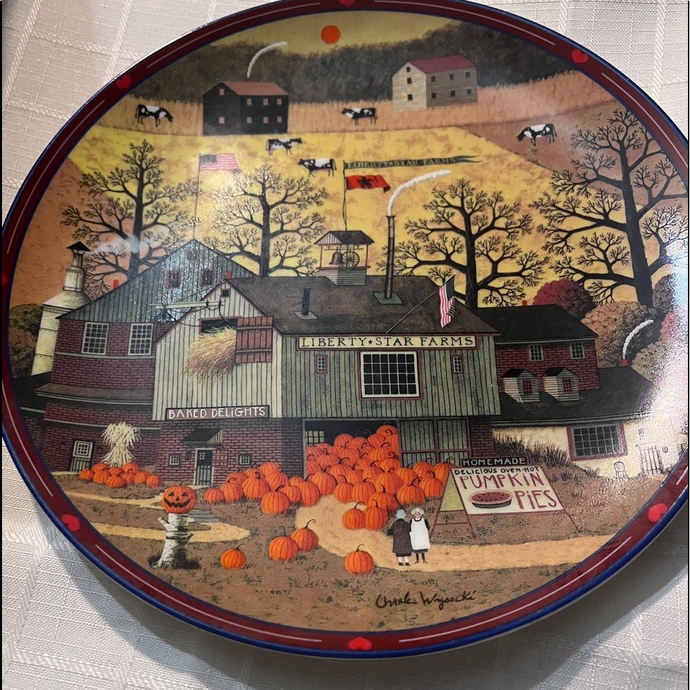 “Liberty Star Farms” Collection Plate